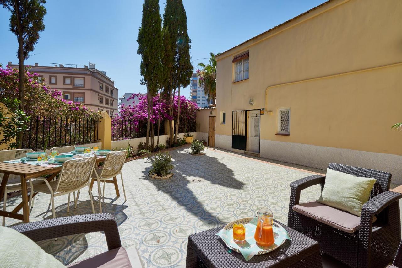 Villa Rosita Suites En Playa De La Malagueta Con Terraza Málaga Exterior foto