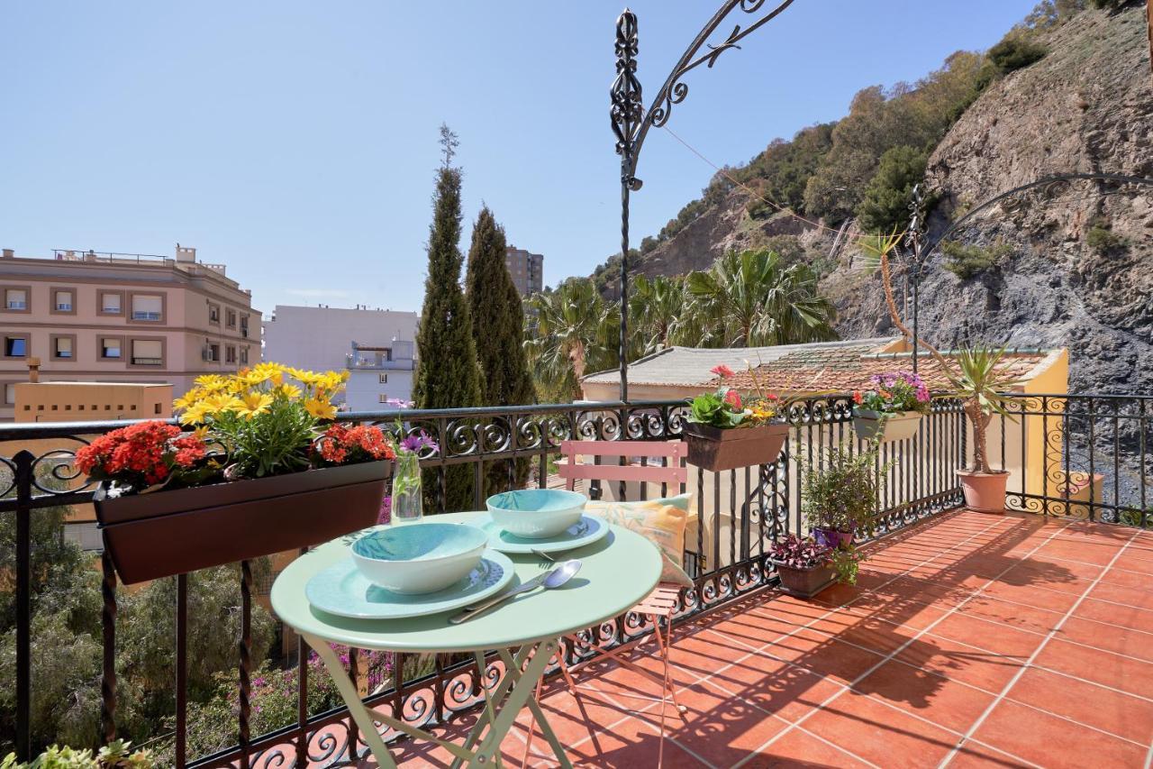 Villa Rosita Suites En Playa De La Malagueta Con Terraza Málaga Exterior foto